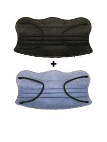 10/20 件大号蝴蝶形口罩，女士极具吸引力的波浪云 V 形面部增强小口罩 - 彩色 - 查看 23