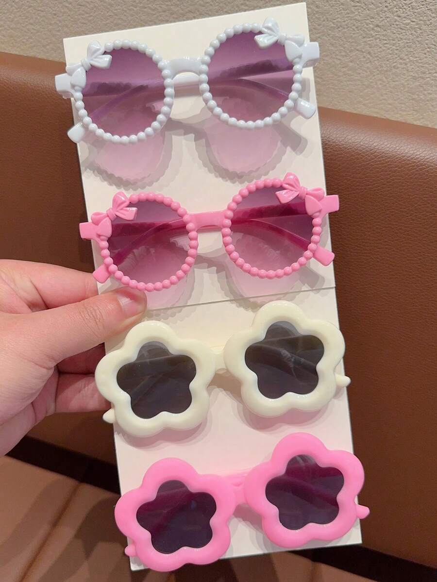 2026 Newest 2/3/4Pcs Baby Boys Girls Cute Fashion Flower Kids Children Fashion Glasses Eyewear,Card Only Show,Don't Shipping - Multicolor - View 1