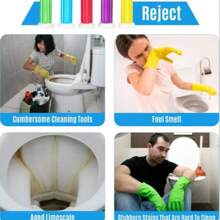 3/6 Toilet Cleaning Gel, Random Color Printing Toilet Gel, Floral Toilet Deodorization Gel, Toilet Cleaner, Deodorization Gel, Bathroom Air Freshener, Toilet, Bathroom, Kitchen Washbasin Cleaning Supplies For Returning To School Supplies (Mixed Fragrance)