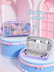 Ayotu 1 Pc Text Customized Switch Protective Case Compatible With Nintendo Switch NS/Switch OLED/Switch Lite/2025 New Switch2 7.9 Inch Cover, Name Customized Switch Accessories