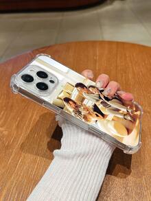 1 carcasă de telefon personalizată din TPU, groasă, cu 4 colțuri, anti-cădere, care satisface nevoile clienților! Compatibilă cu Apple 11/12/13/14/15/16/PROMAX/A13/A14/A15/A53/A55/A54/A55/S23/S23ultra/S24ultra/S24, Galaxy, Redmi, OPPO, Honor, Infinix Smart 8, Moto G30