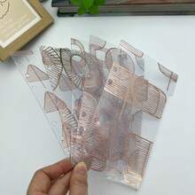 5 件 A5/A6 叶子和星形分隔页，6 孔分隔器，用于文件整理学校用品，返校 - 無色 - 查看 13