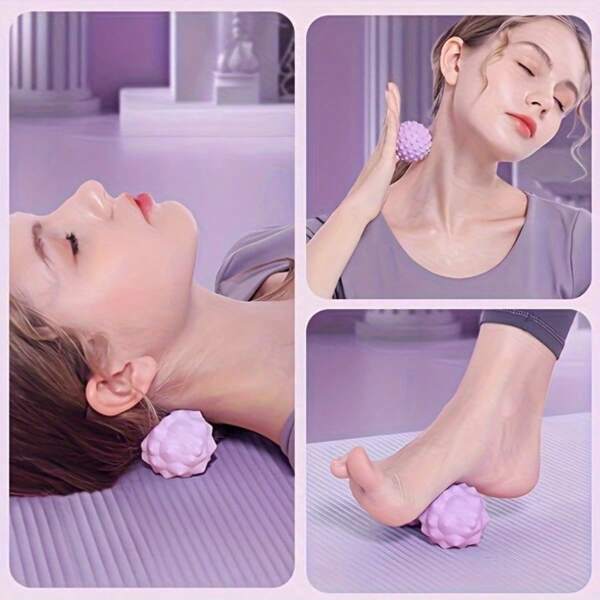 3PCS/2PCS/1PC Health & Relaxation | Manual Massage Ball | Multi-Texture, Stimulating Massage Ball | Durable Plastic, Textured Surface For Deep Tissue And Trigger Point Therapy | Suitable For Home, Office And Professional Use, Massage Balls