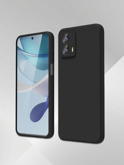 1pc Black Anti-Fall Protective Case Suitable For /Infinix Series Mobile Phones Waterproof Shockproof Scratch Resistant