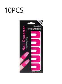 U Shape Nail Polish Protector Sticker, Nail Polish Spill Proof Sticker, Nail Art Sticker To Prevent Nail Polish Spillage, Nail Polish Airbrush Tool, Nail Art Tools, Nail Art Accessories.U Shape Sticker Spill Proof Adhesive Sticker.Nail Art Tools.Nail Art Accessories.Suitable For Nail Salons.