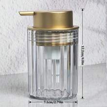 Dispensador de Espuma de Jabón para Manos Botella de Espuma Contenedor de Lavado de Manos Diseño de Espuma Dispensador Decoración de Encimera - claro - Ver 9