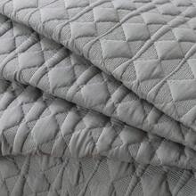 Dark Grey Quilt King Size Bedding Sets With Pillow Shams, Lightweight Soft Bedspread Coverlet, Quilted Blanket Thin Comforter Bed Cover, All Season Spring Summer, 3 Pieces, 104x90 Inches - 深灰色 - 查看 6