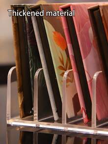 1/2 件眼影盘化妆收纳盒，透明化妆品收纳盒，适用于梳妆台、梳妆台、浴室台面、橱柜，7 个隔间，房间、家居、卧室、浴室、房子、粉色房间、客厅装饰、旅行用品、礼品袋、送给妈妈、爸爸、男士、朋友、老师、生日、婚礼、书桌、架子、配件、礼品盒、有趣的礼物、存储