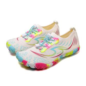 Chaussures de plage et de rivière respirantes en maille unisexe, antidérapantes pour la randonnée en extérieur, la natation, la pêche, le yoga