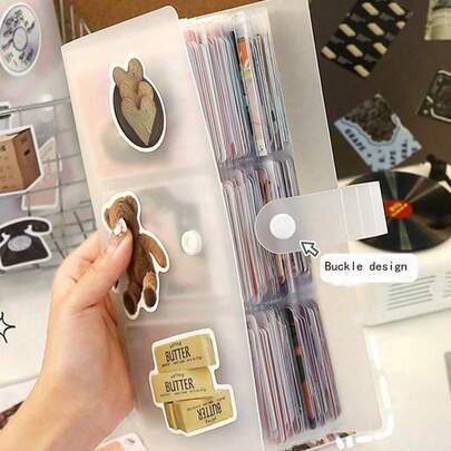 1pc 3-Inch Photo Album For Pictures, Can Hold 84/120/160/240 Photos, Postcards, Tickets, ID Cards, Bank Cards Storage Memory Book,Back To School,School Supplies