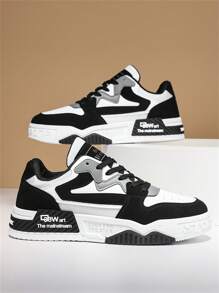 New Men's Fashion Personalized Skate Shoes, Thick Sole Anti-Slip Casual Sneakers For Teenagers, Students, Outdoor, Versatile Shoes