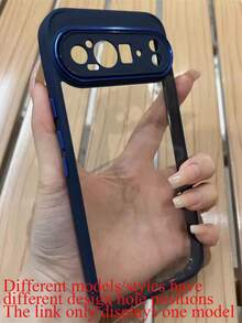 New Transparent Protective Case Compatible With Google Pixel 10/10 Pro 10 Pro XL 9A 9 Pro/9/9 Pro XL With Skin-Like Soft Edge And Anti-Fall Protection - Blue - View 3