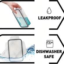 24pcs Kitchen Airtight Container Set,   Plastic Jars, RefrigeratorFresh-Keeping Box, Dishwasher Microwave Safe, Fruit Vegetable Crisper, DumplingMeat Eggs Ginger Garlic Onion Food Storage Containers, (Box 12+ Lid 12) - 透明 - 查看 3