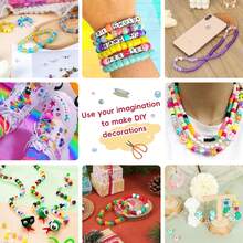 手链配件 DIY 套装，含友谊手链材料、Kandi 小马珠和字母珠，成人珠宝制作工艺礼物