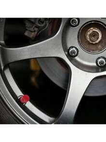 4 件金属轮胎气门嘴盖，金属外部装饰配件