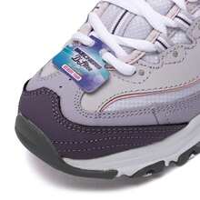 Skechers 女士休闲鞋 D'LITES 1.0 时尚系带运动鞋，轻便舒适运动运动鞋 13143-LAV - 薰衣草色 - 查看 7