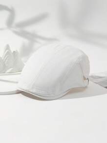 1 pièce Casquette de baseball mode rétro en couleur unie lavée pour femmes, convient pour les tenues casual quotidiennes, toutes saisons