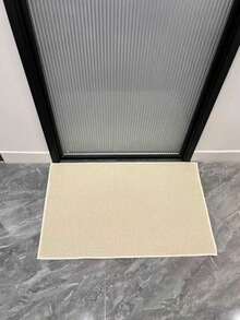 1pc Faux Jute Material Decorative Rug & Mat, Dirt-Resistant & Machine Washable, Multiple Sizes & Shapes Available, Suitable For Living Room, Kitchen, Bathroom, Entryway, All Season, Pet-Friendly Rug & Mat. (May Need To Be Laid Flat For A Period Of Time After Receiving Due To Packaging) - Beige - View 18