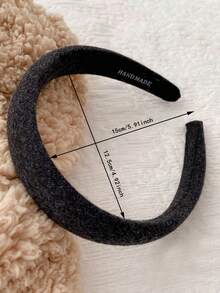 5 件复古经典纯色海绵头带，时尚女士发饰，优雅百搭，适合日常佩戴、派对、情人节、感恩节、生日、最佳礼物、发带、发箍