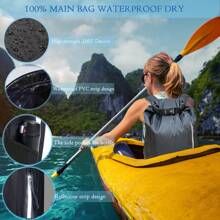 Dry Bag Waterproof, Lightweight Dry Backpack With Waist Pouch And Phone Case, Roll Top Dry Bag, Marine Dry Bag For Kayaking,Beach, Rafting, Boating, Hiking, Camping And Fishing