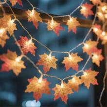 LED, Simulation, Maple Leaf, Festival, Thanksgiving, Harvest Festival, Decoration, Light String