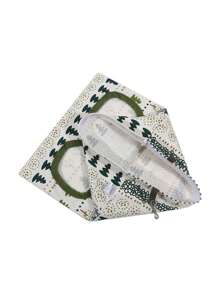 1 pièce Sac d'alimentation suspendu, sac à foin pour cochon d'Inde, distributeur de nourriture pour petit animal, 2 trous/3 trous, conteneur, support, accessoires de cage, pochette d'alimentation en herbe sèche pour lapin, petit animal, sacs de rangement de nourriture, fournitures multifonctionnelles pour cochon d'Inde