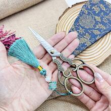 Bộ 3 kéo thép không gỉ Giáng sinh cổ điển, dụng cụ may vá thủ công Giáng sinh, kéo thêu, gói quà DIY, kéo tua rua trang trí có tay áo bảo vệ - Nhiều màu - Xem 7