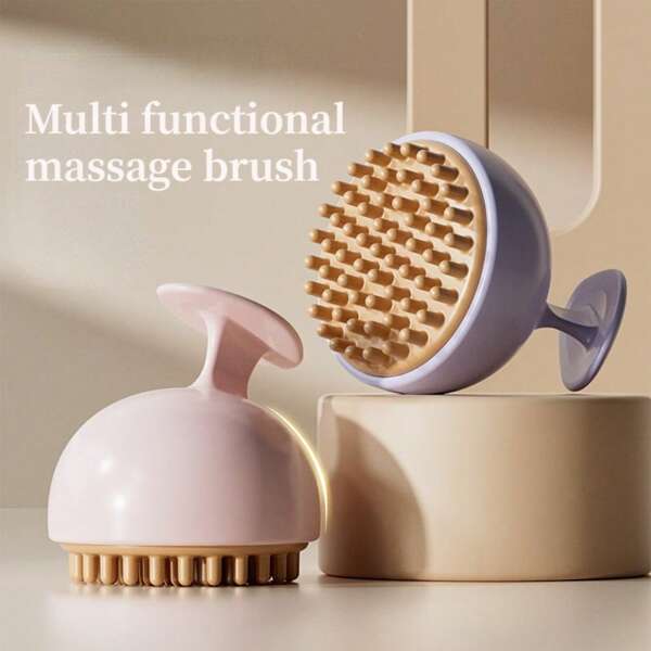 Silicone Slimming Massage Brush Full Body Fat Burning Body Shaping, Waist, Abdomen, Leg 5 Line Meridian Scraping Gua Sha Board, Deswelling Sculpting Scorpion Brush, Body Meridian Brush, Slim Waist, Abdomen, Thigh Shaping, Silicone Capricorn Scorpion Brush, 5-Element Full Body Universal Body Massage Brush