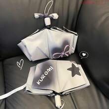 Sanrio 折叠雨伞，带防紫外线功能，轻便雨具，适合日常通勤和雨天外出，学生随身携带雨伞，自动或手动 - 彩色 - 查看 11