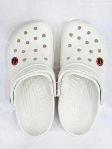 Chinelos babucha feminina sapatos de caverna com pingente - Modernos , Macios, Bonito e Confortáveis sem odor 100%EVA, Chinelo nuvem - Branco - Visão 2