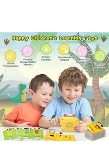 English And Portuguese Card Reader Electronic Toy For Kids 112 Cards Total 224 Words Educational - CARTINHO-ROSA - 查看 4