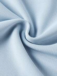 CAMEL CROWN 男士短袖Polo衫春夏季polo衫运动速干透气短袖宽松翻领上衣休闲T恤 - 霧藍 - 查看 2