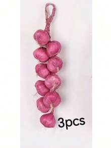 仿真蔬菜水果吊饰、壁挂蔬菜模型、吊饰串、假蔬菜道具、塑料装饰吊饰、假植物