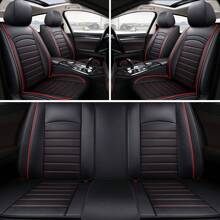 Car Seat Covers Full Set, 2pcs Front Seat Covers For Subaru BRZ For Subaru Crosstrek 2024 For Subaru Foreste Impreza WRX Car Seat Cover, Car Seat Protector Waterproof, PU Leather Car Seat Cushion Breathable Waterproof Full Wrapping Edge Seat Covers/Beige-2pcs Front Only