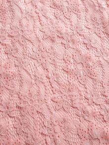 Women's Party Dress, Romantic Lace Embroidered Lace Short Sleeved Backless Sexy Evening Dress