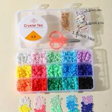 28 Colors Flat Round Polymer Clay Beads Craft Kit For Jewelry Making, Clay Spacer Beads For Bracelet, Necklace, Earring DIY, Suitable For Children And Adults, Includes Alphabet Beads