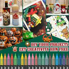 36 Color Straight Liquid Marker Pen, Soft Head Color Painting Brush, DIY Hand-Painted Graffiti Pen, Large-Capacity Pressure-Free Coloring Pen, Cartoon Brush, Suitable For Professional Art Uses