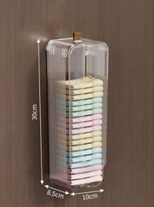 1pc Underwear Storage Box, Wall-Mounted Hanging Organizer For Socks, Closet Storage Solution Without Drilling, Back To School