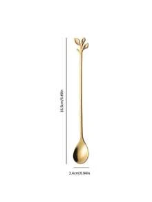 1/4/8/12pcs Stainless Steel Ice Tea Spoons, Long Cocktail Stirrer Spoons Suitable For Home, Kitchen, Restaurant, Hotel,School Supplies