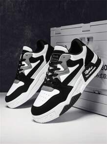 New Men's Fashion Personalized Skate Shoes, Thick Sole Anti-Slip Casual Sneakers For Teenagers, Students, Outdoor, Versatile Shoes
