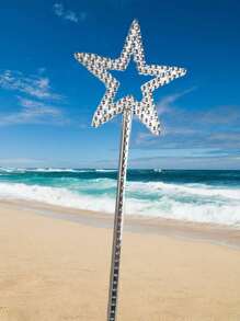 1 szt. ulepszona, grubsza, wielokolorowa różdżka w kształcie gwiazdy, odpowiednia do występów scenicznych, imprez festiwalowych, świąt, prezentów, występów na koncertach muzycznych, wielokolorowa magiczna różdżka w kształcie gwiazdy, rekwizyt na imprezę świąteczną