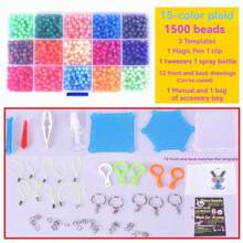 Set di perline d'acqua magiche fai-da-te - Giocattoli creativi fatti a mano per bambini, regali di Natale ideali per bambini e bambine, giocattoli per l'addestramento della concentrazione prescolare, un regalo perfetto, forniture scolastiche, regali per bambini