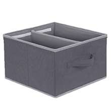 1pc Multi-Layer Wall Hanging Storage Bag, Organizer Pocket For Clothing, Accessories & Household Items, Closet Hanging Wardrobe Rack With Drawers, Grey