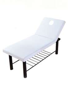 Copri lettino da massaggio, lenzuolo per letto da massaggio per salone di bellezza e spa, elastico e facile da pulire, con foro per il viso, adatto per cliniche di bellezza (Dimensione: 80cm x 190cm)