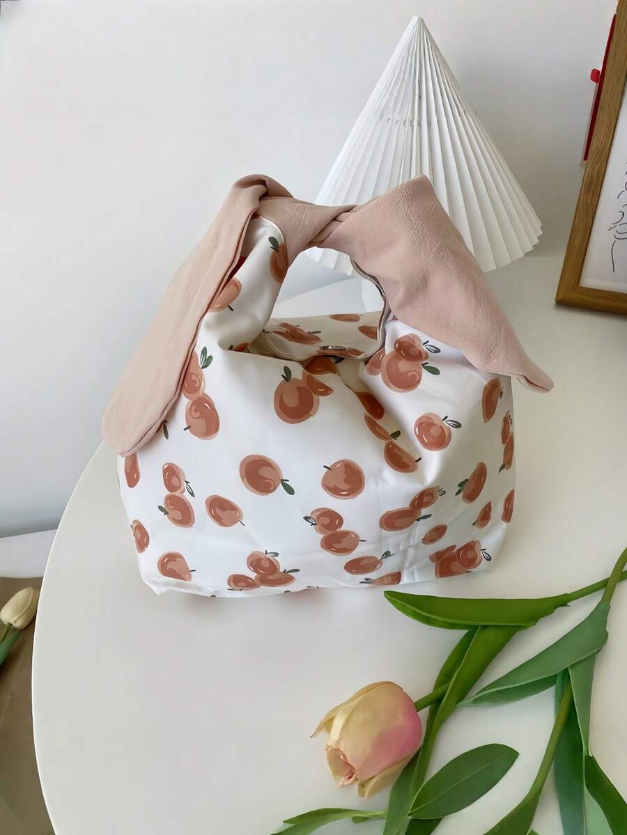 1 süße tragbare Kaninchen-Ohr Lunch-Tasche, Cartoon frisch Bento Lunch-Tasche, tragbare modische Campus-Stil Bento-Tasche, Arbeits-Bento Aufbewahrungstasche, Outdoor Picknick Party Lunch-Box-Tasche, süßes Kaninchen-Ohr Design ist leicht zu tragen, wiederverwendbare Lunch-Tasche, ohne Lebensmittelkontakt, leicht und kompakt, ein Muss-haben-Artikel für die Schulsaison, es ist ein perfektes Geschenk für Familie und Freunde!