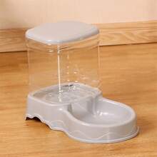 Pet Automatic Feeder Cat Drinking Water Bowl Cat Bowl Dog Bowl Large Capacity Combination Grain Storage Barrel Pet Supplies