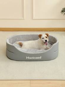 1pc Orthopedic Dog Bed For Large Dogs, Washable Pet House, Suitable For Large, Medium And Small Dogs And Cats, All Seasons - Grey - View 11