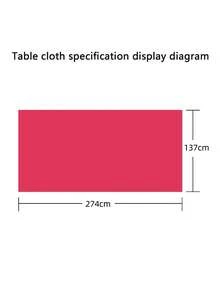 1/3/10pcs Premium Plastic Tablecloth, Decorative Rectangle Disposable Table Cover, Plastic White Table Cloths For Parties, Events & Weddings, Indoors Outdoors, Party Decor - White - View 5