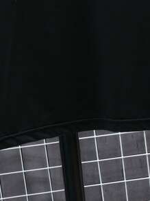 Plus Size Men's Summer Racing Letter Print Round Neck Short Sleeve Casual T-Shirt