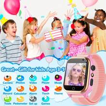 Sistema electrónico de aprendizaje educativo multifuncional para niños, consola de juegos infantil con pantalla táctil completa, juegos educativos, audiolibros, reproductor de música, linterna, reloj despertador, regalo de cumpleaños para niños/niñas